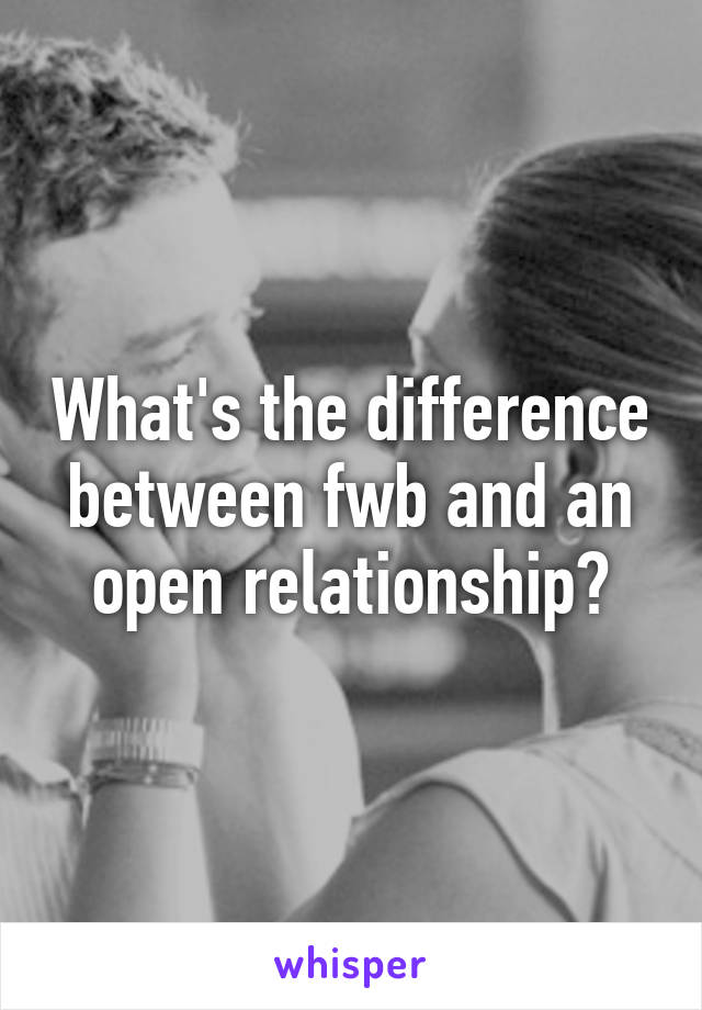difference between fwb and dating