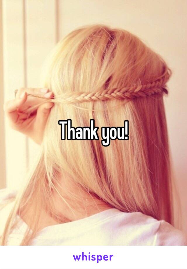 Thank you! 