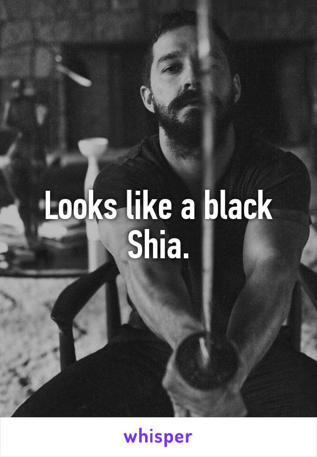 Looks like a black Shia.