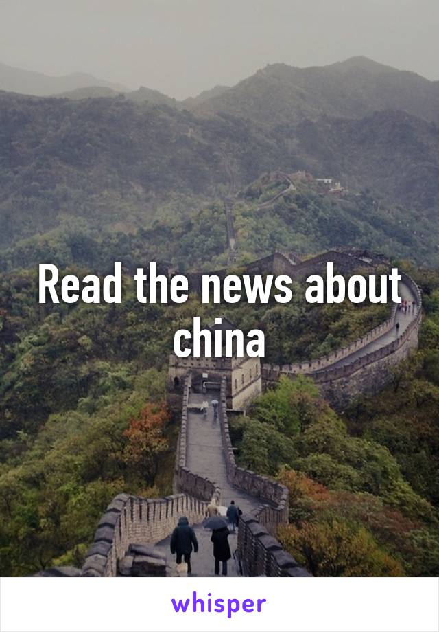 Read the news about china