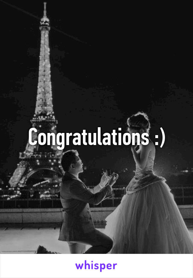 Congratulations :)