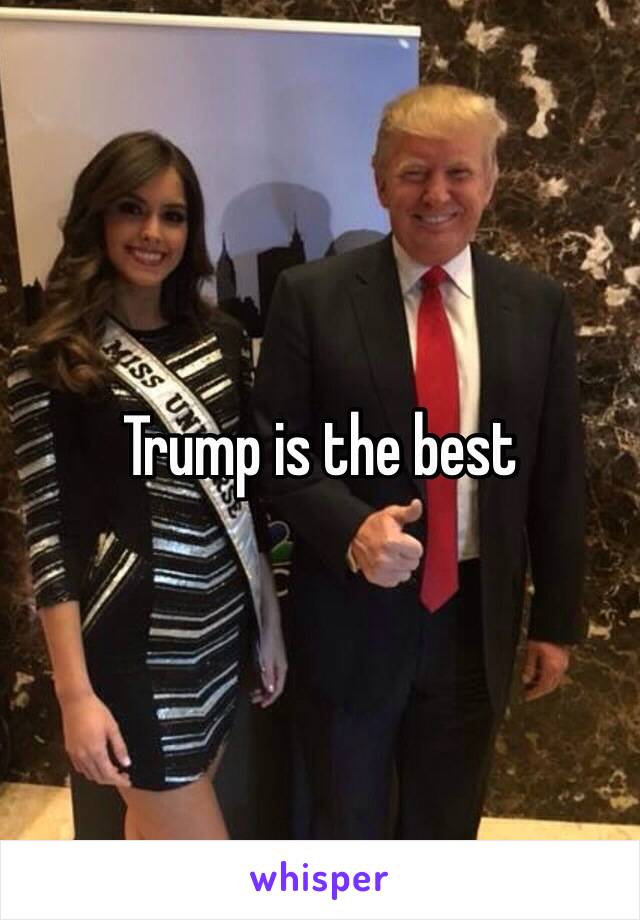 Trump is the best