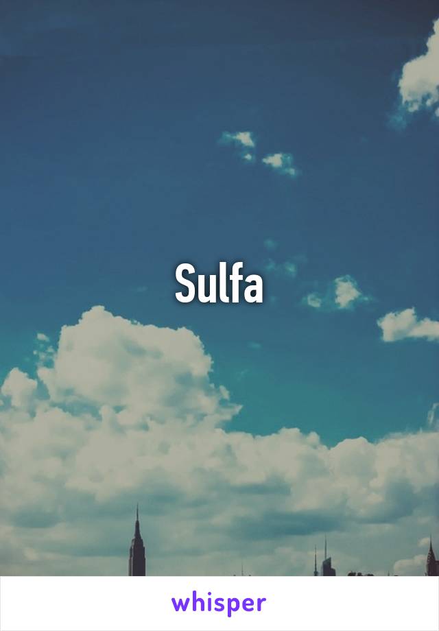 Sulfa
