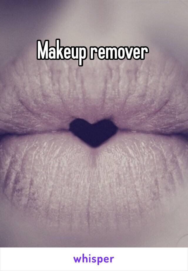 Makeup remover 