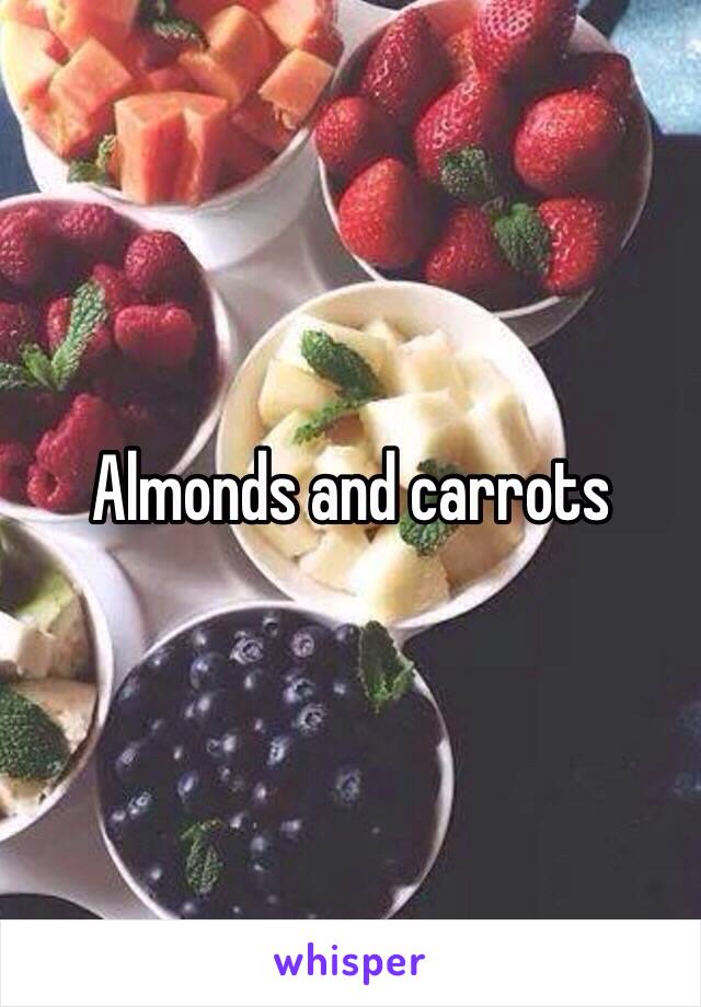 Almonds and carrots 