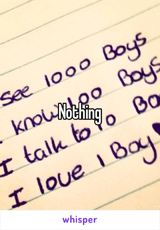 Nothing 