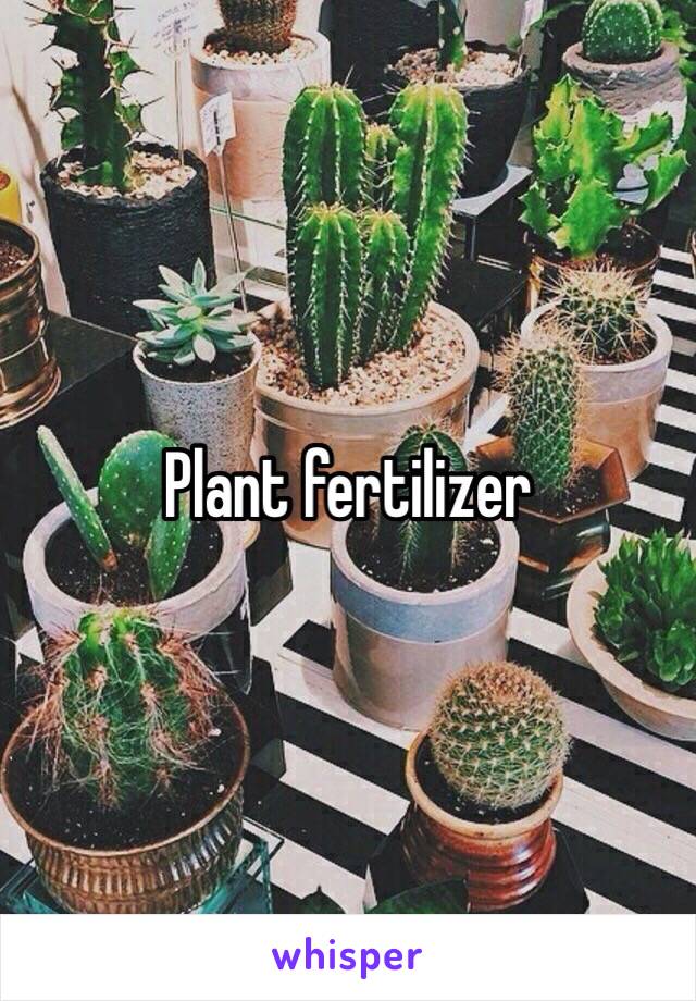 Plant fertilizer