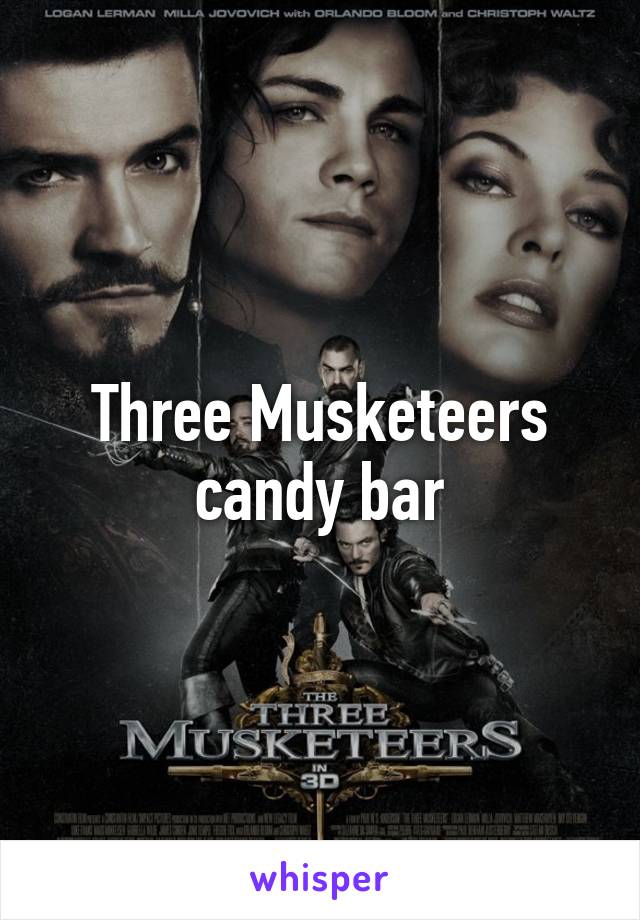 Three Musketeers candy bar