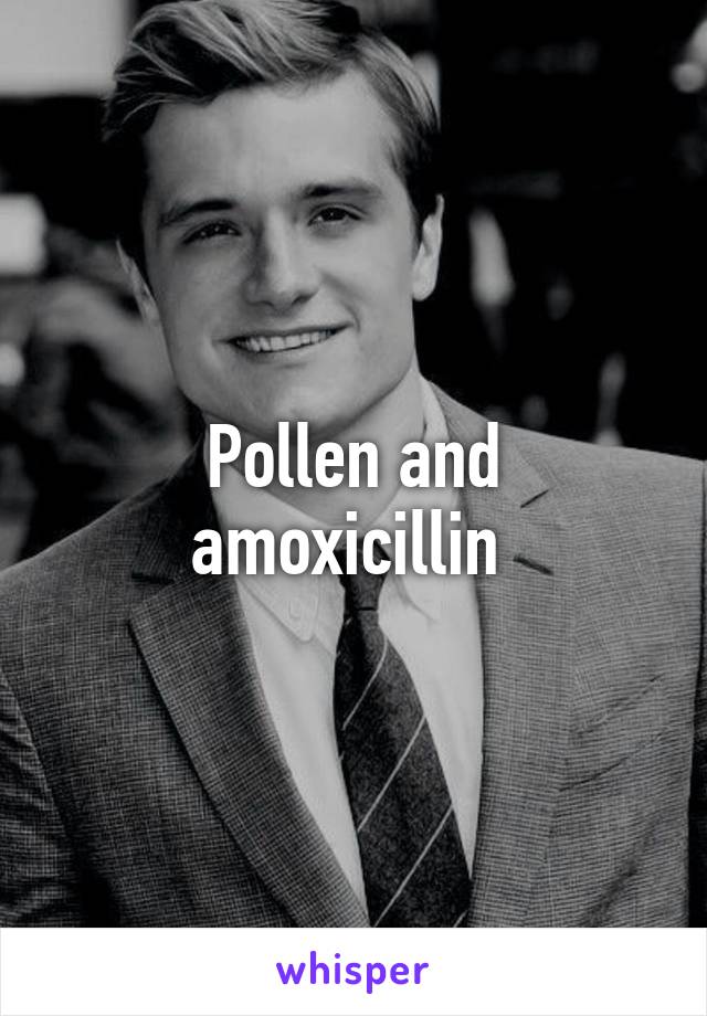 Pollen and amoxicillin 