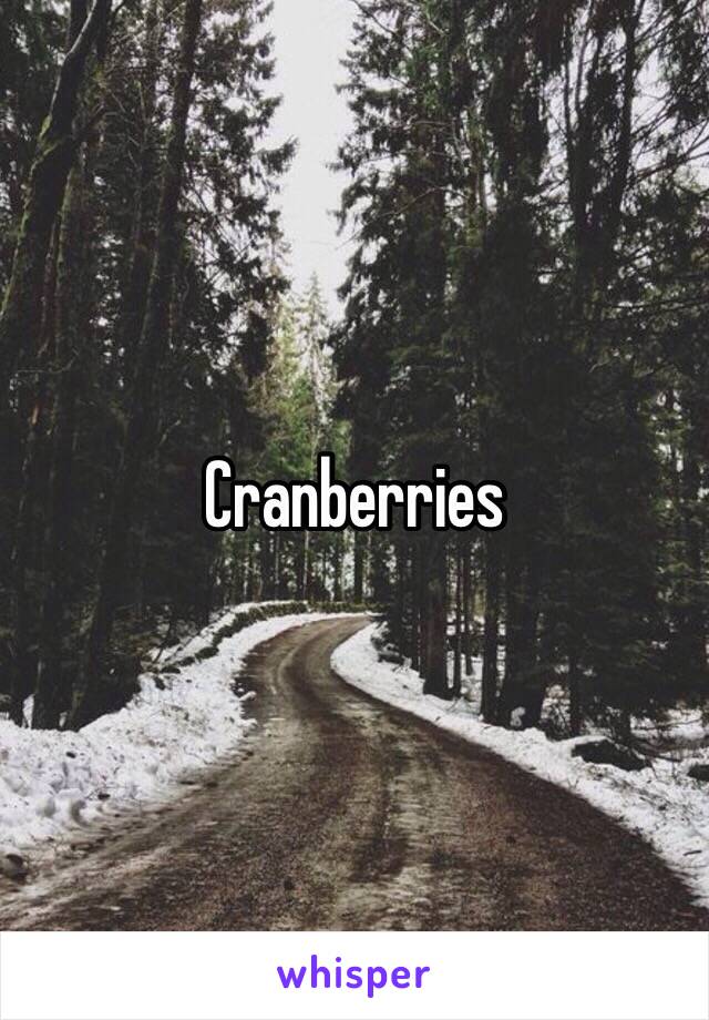 Cranberries 