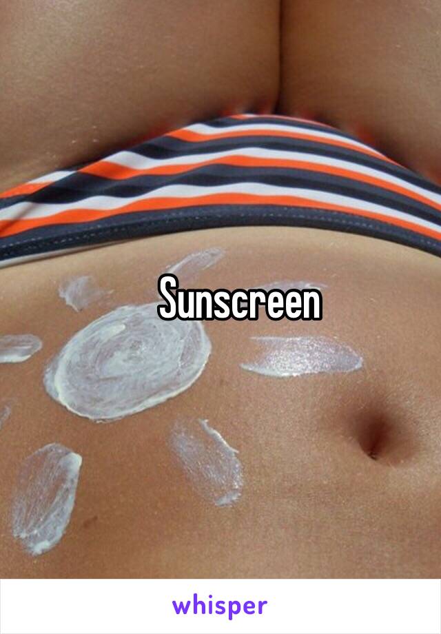 Sunscreen 