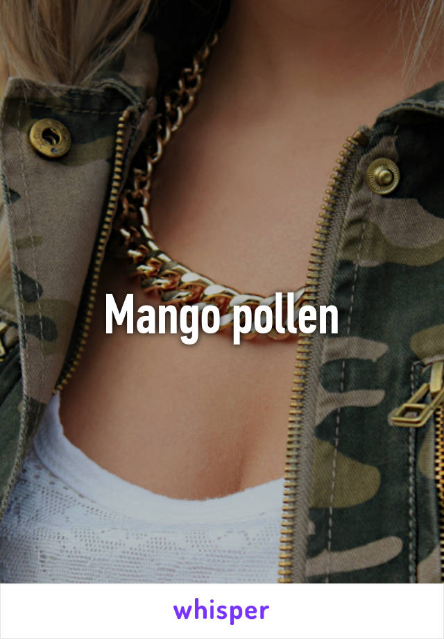 Mango pollen