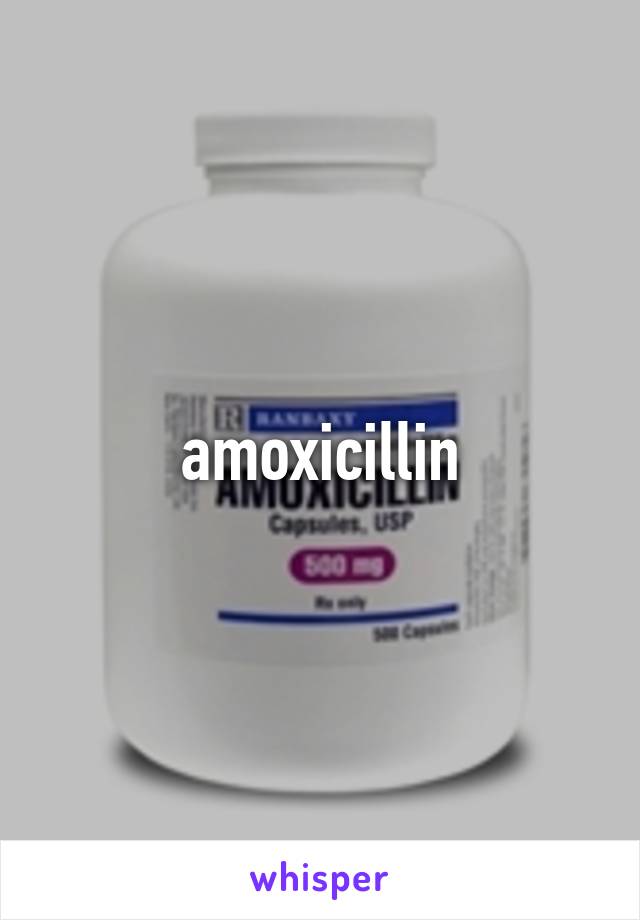 amoxicillin