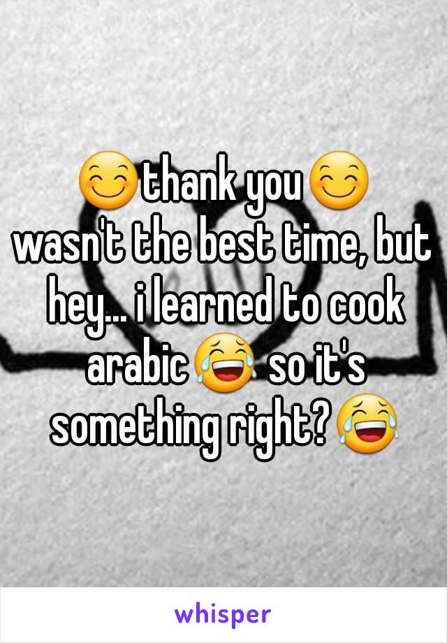 😊thank you😊
wasn't the best time, but hey... i learned to cook arabic😂 so it's something right?😂