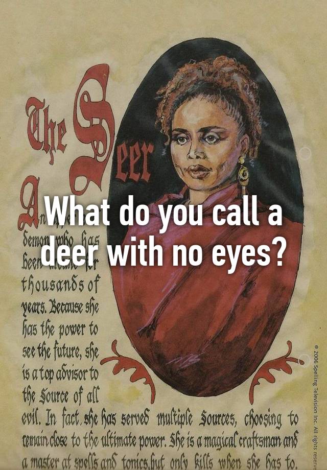 no-eye-deer-poster-for-sale-by-pharisaicaljesu-redbubble