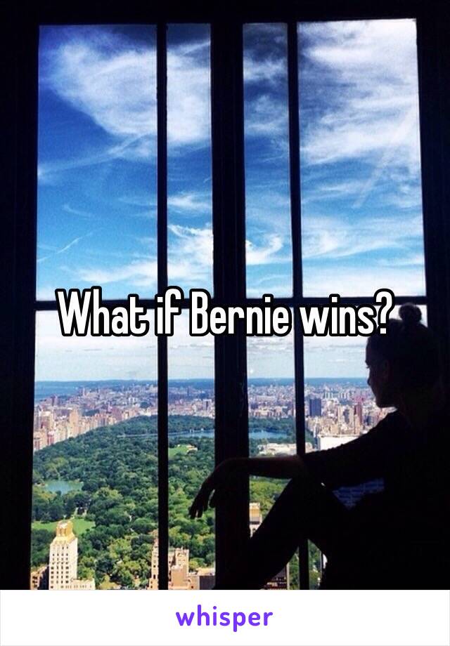 What if Bernie wins?