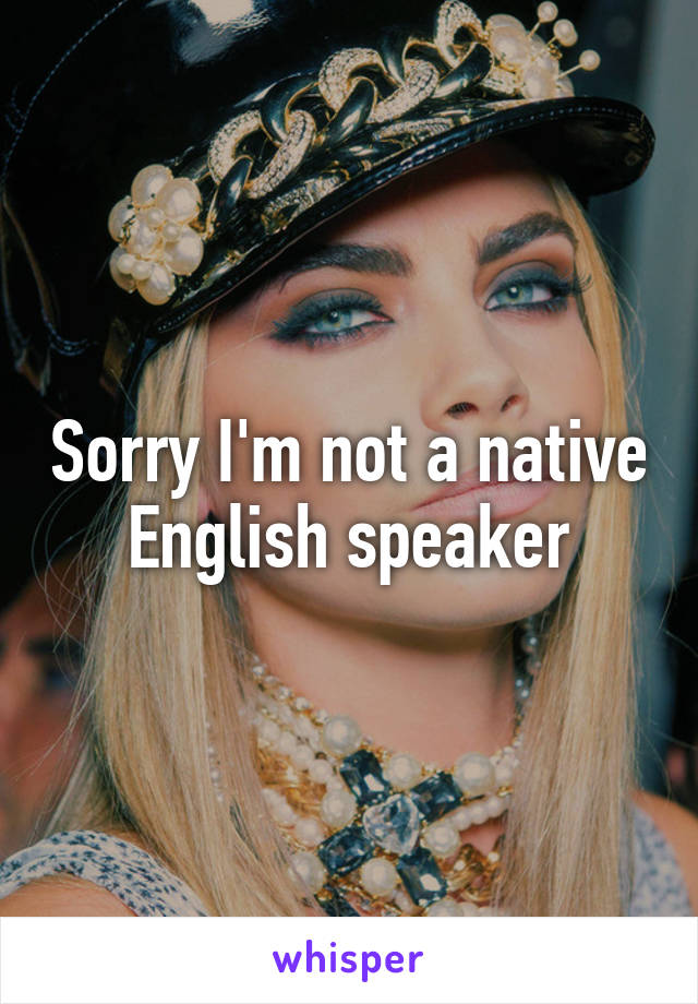 Sorry I'm not a native English speaker