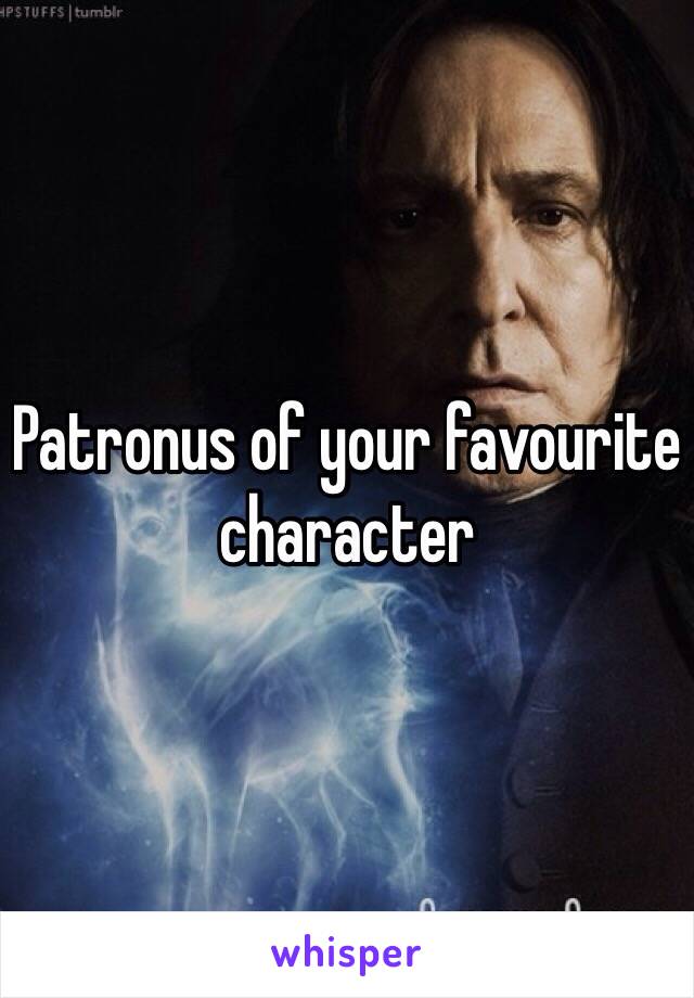 Patronus of your favourite character