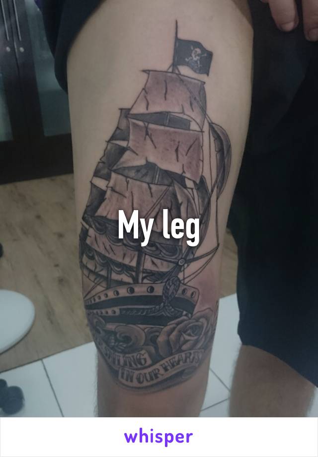 My leg