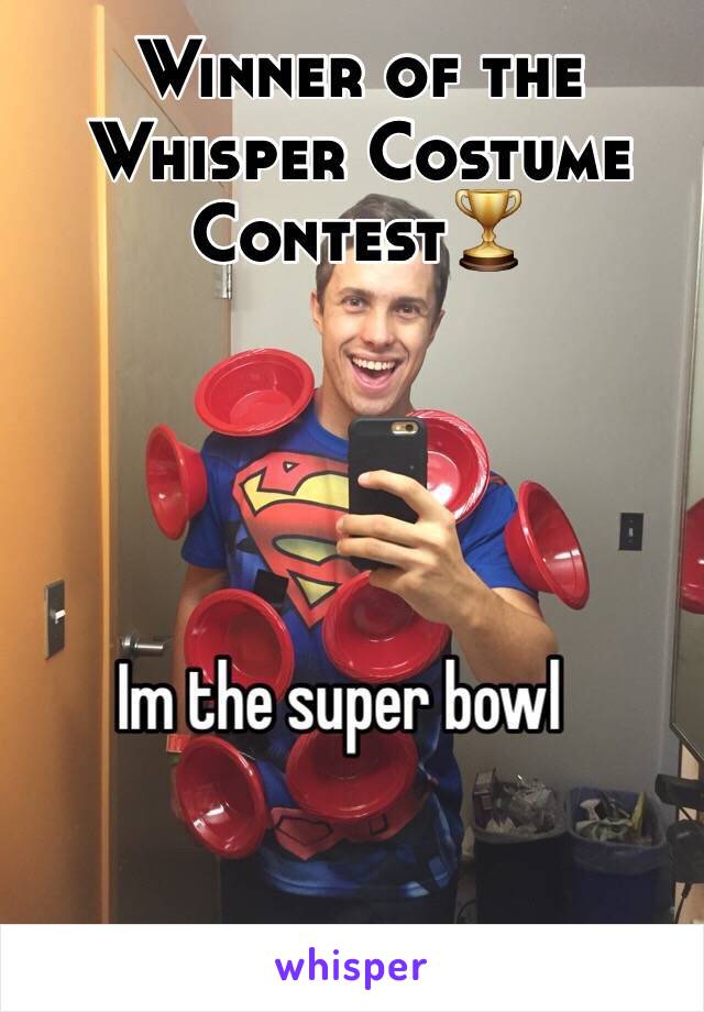 Winner of the Whisper Costume Contest🏆
