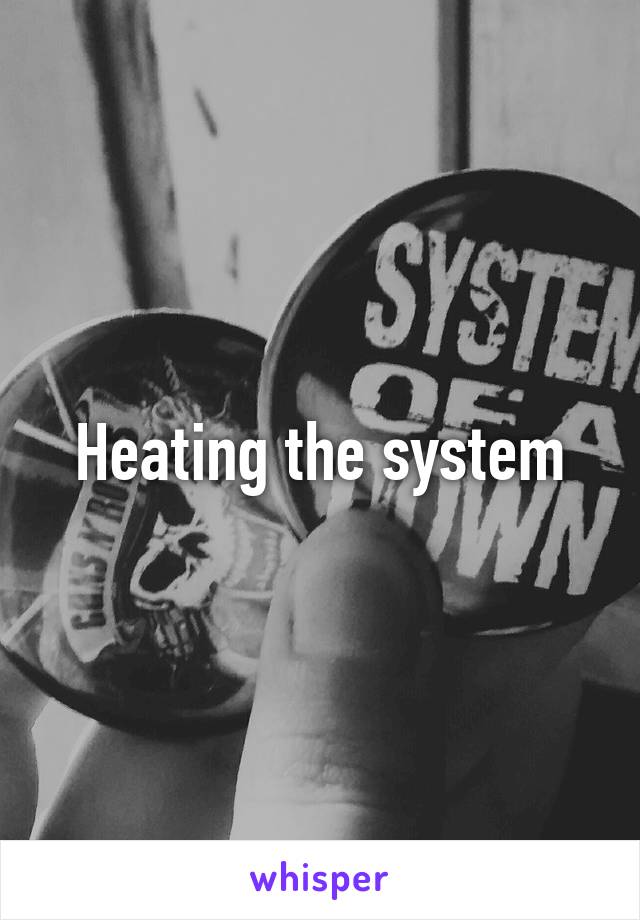 Heating the system