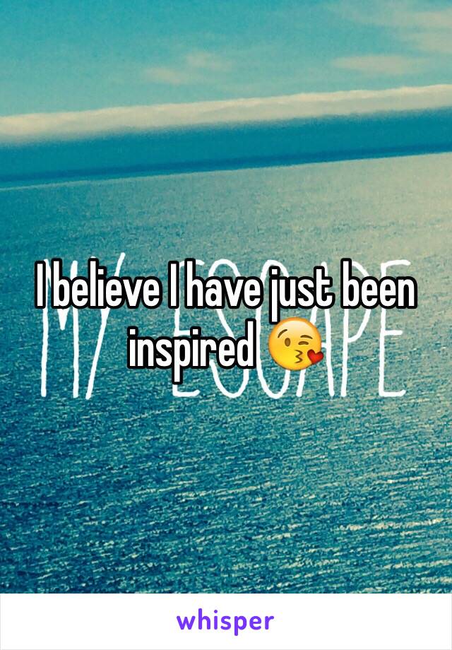 I believe I have just been inspired 😘