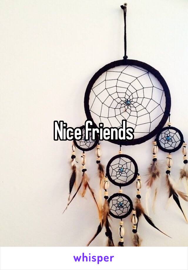 Nice friends