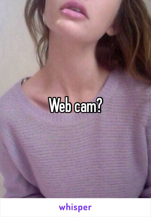 Web cam?