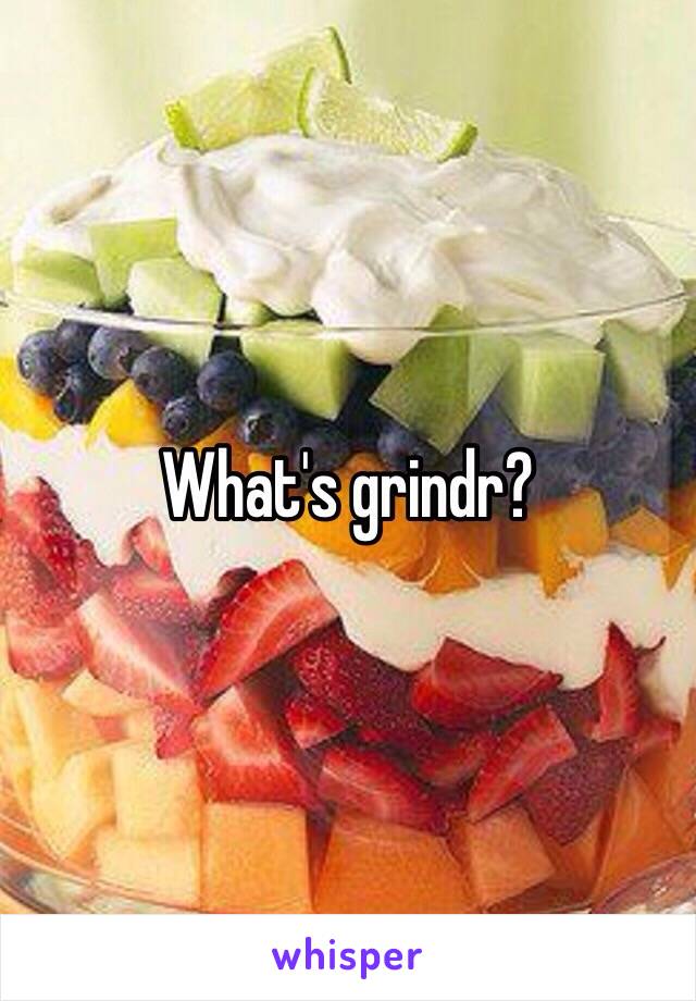 What's grindr?