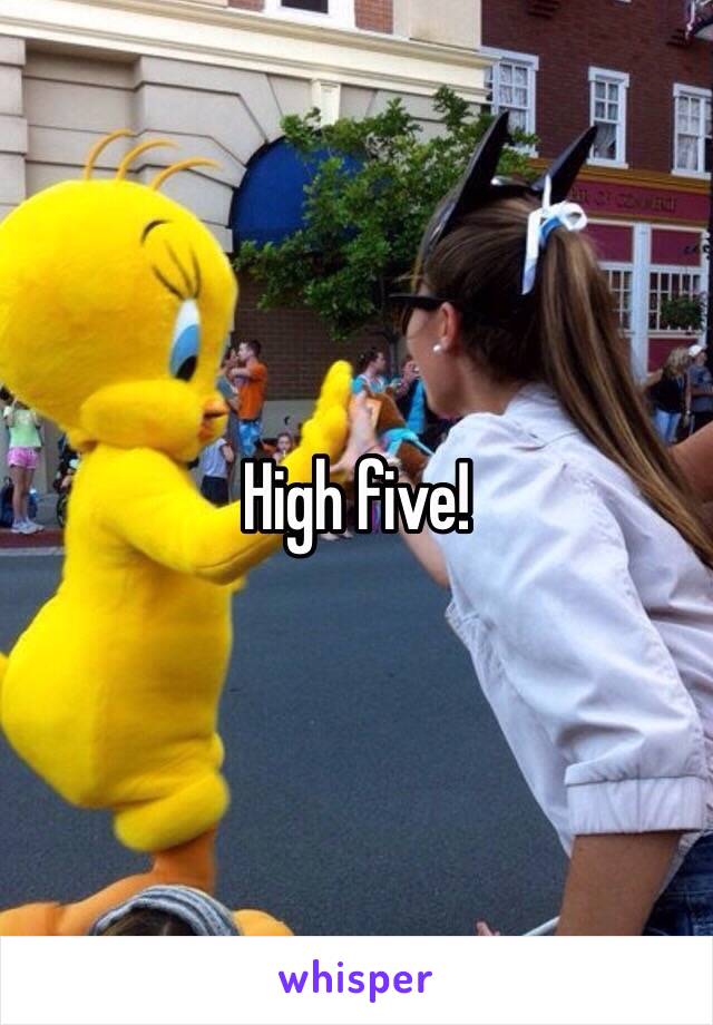 High five! 