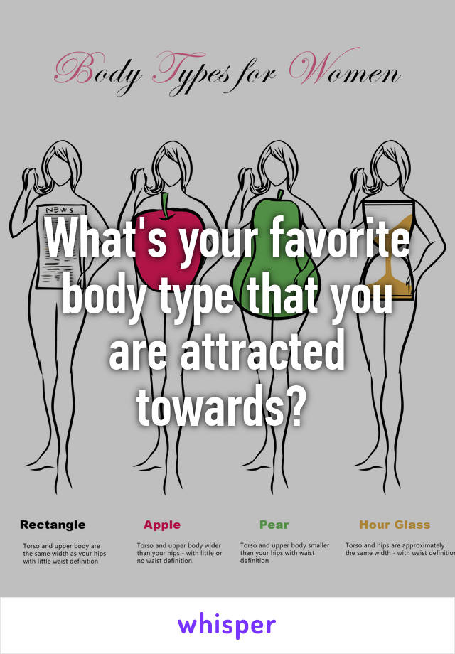 What's your favorite body type that you are attracted towards? 