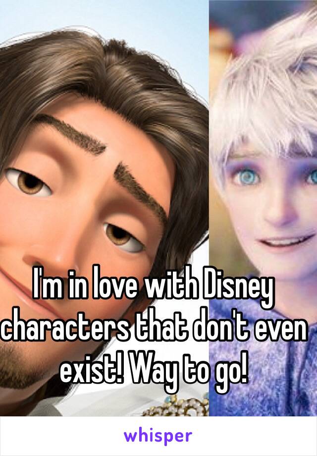 I'm in love with Disney characters that don't even exist! Way to go! 