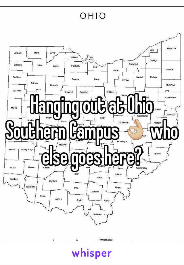 Hanging out at Ohio Southern Campus 👌🏼 who else goes here?