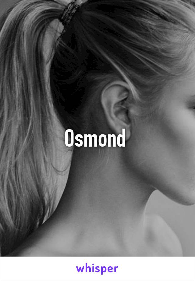 Osmond 