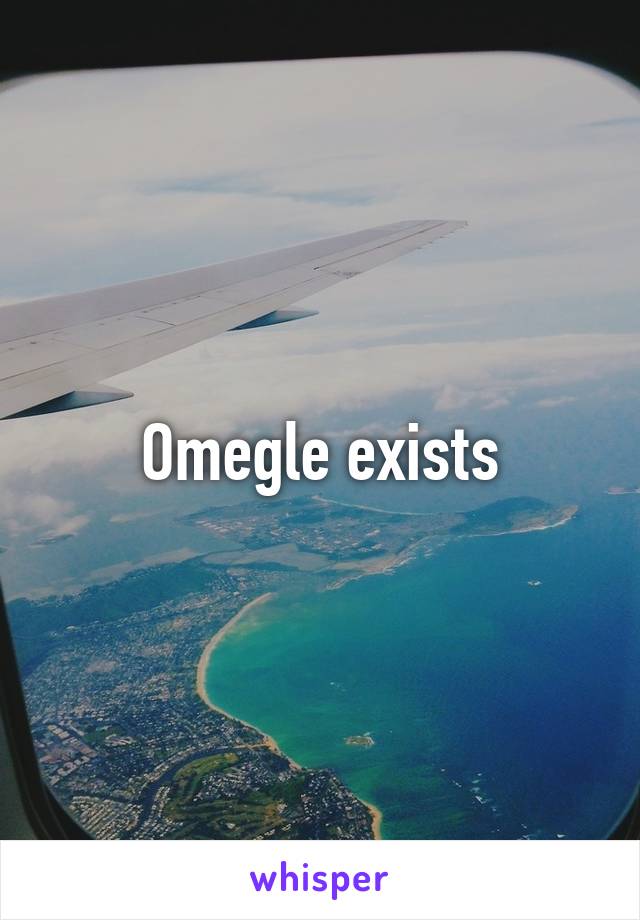Omegle exists