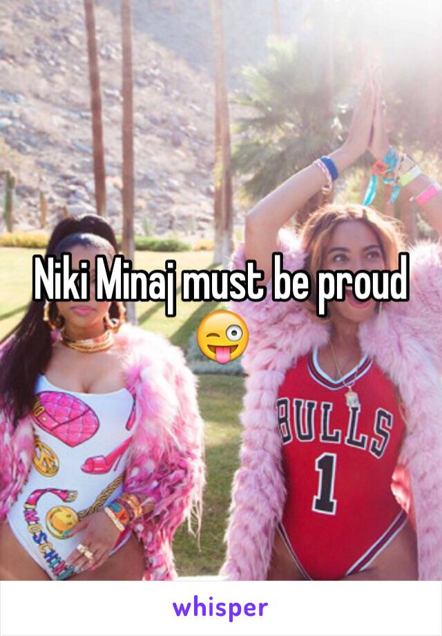 Niki Minaj must be proud 😜