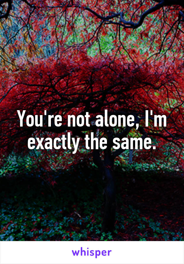 You're not alone, I'm exactly the same.