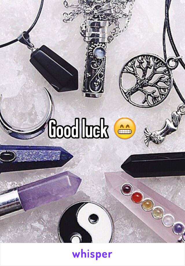 Good luck 😁