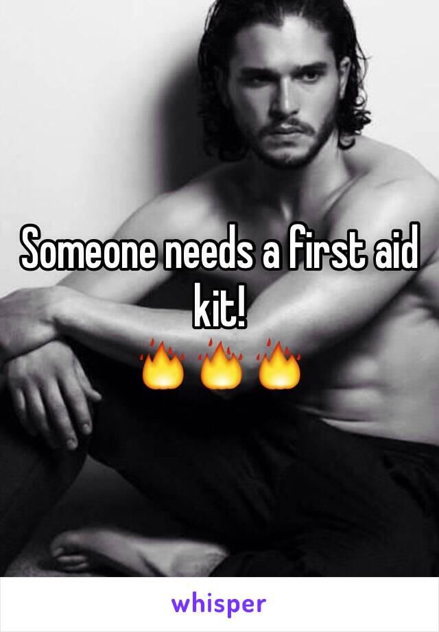 Someone needs a first aid kit!
🔥🔥🔥