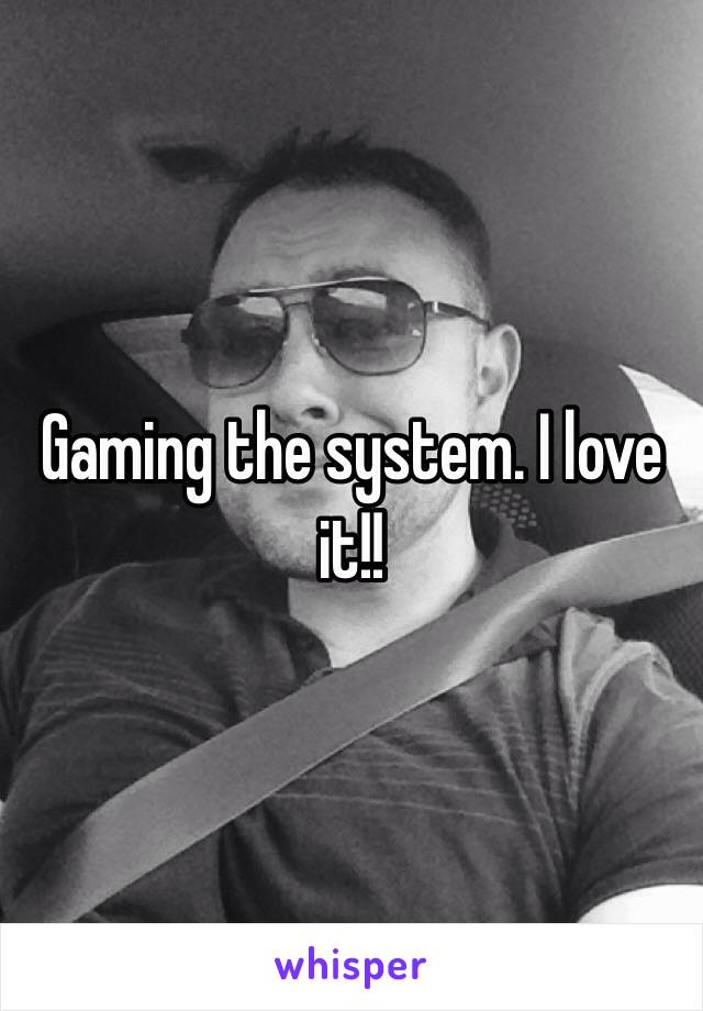 Gaming the system. I love it!! 