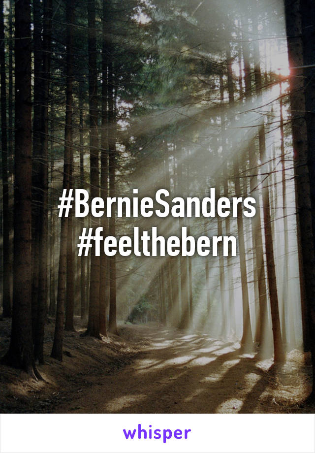 #BernieSanders #feelthebern