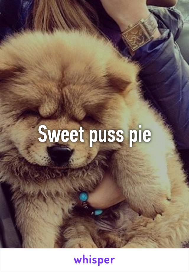 Sweet puss pie