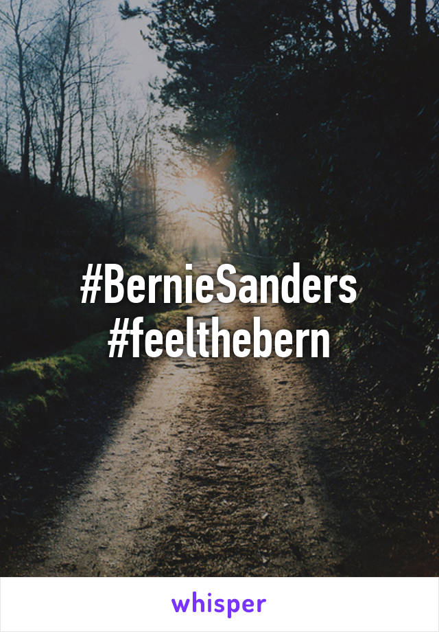 #BernieSanders #feelthebern