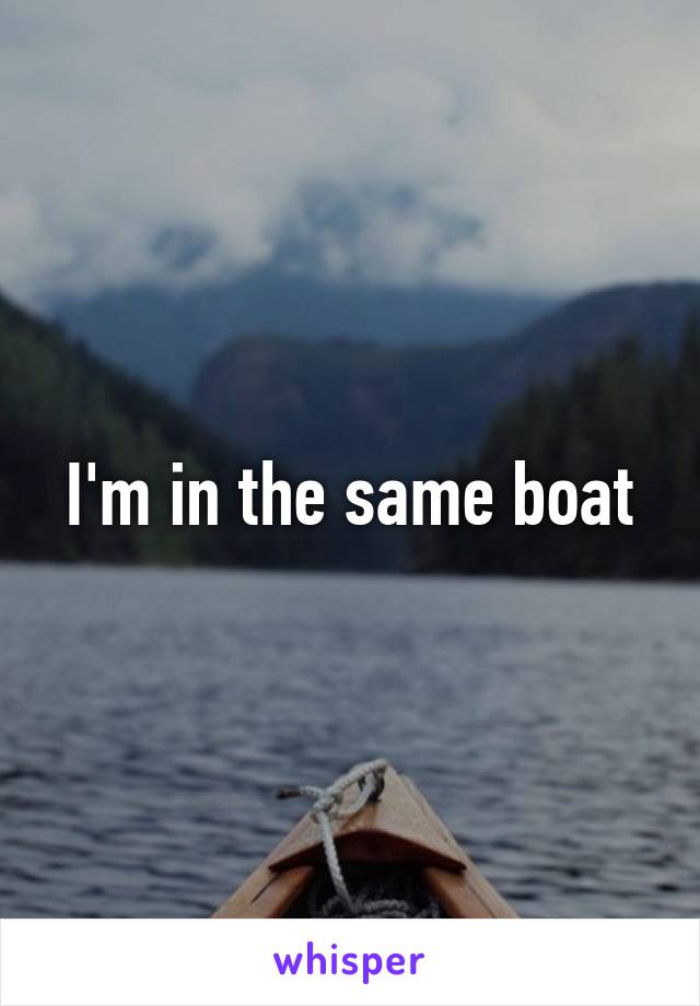 I'm in the same boat