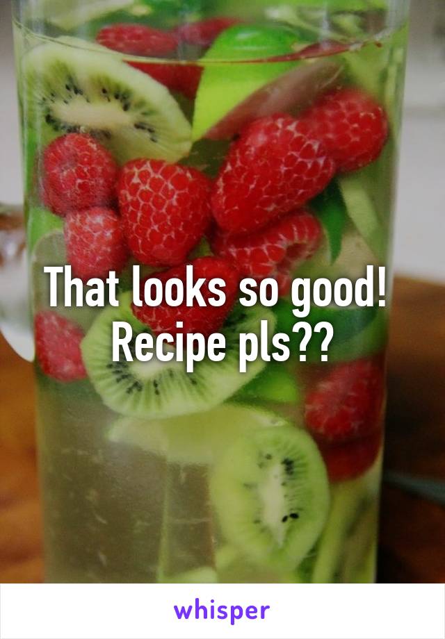 That looks so good! 
Recipe pls??