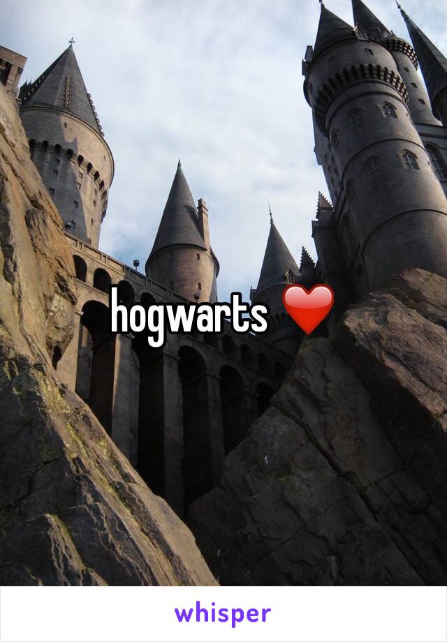 hogwarts ❤️