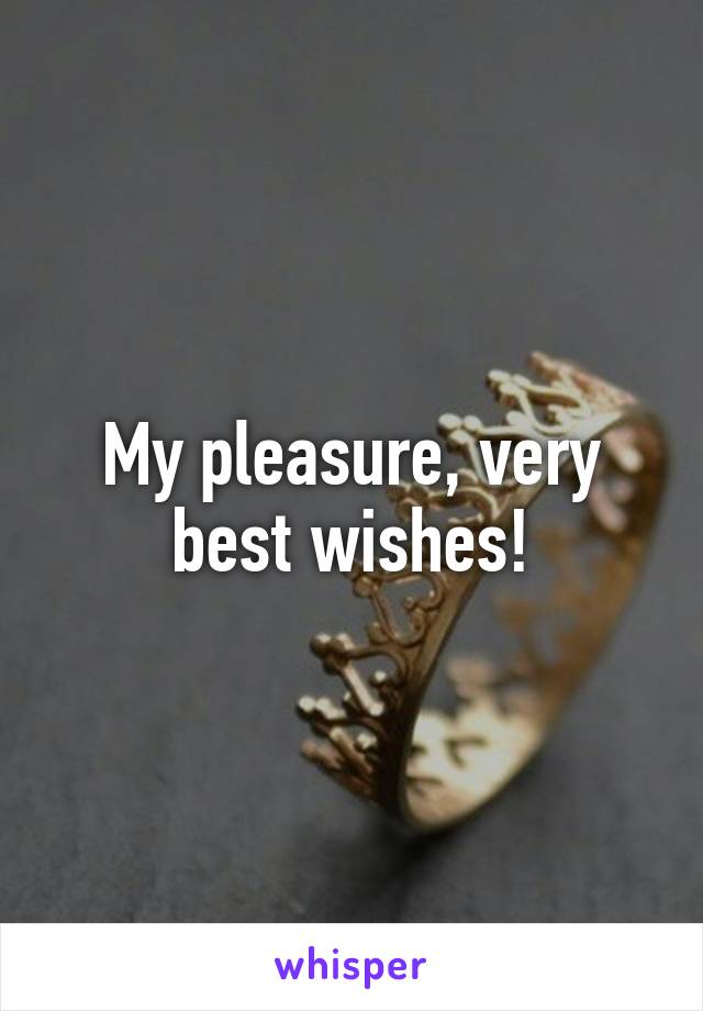 My pleasure, very best wishes!