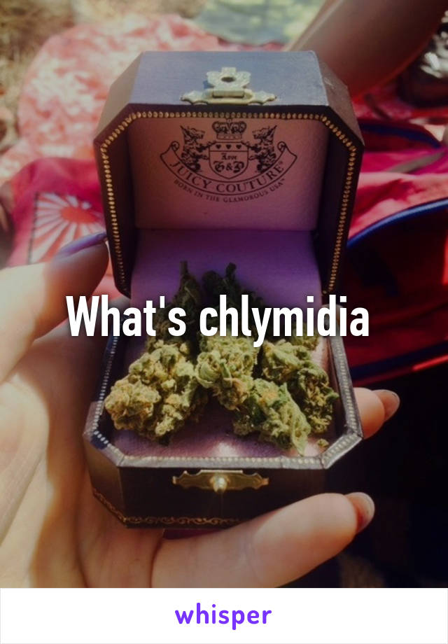 What's chlymidia 