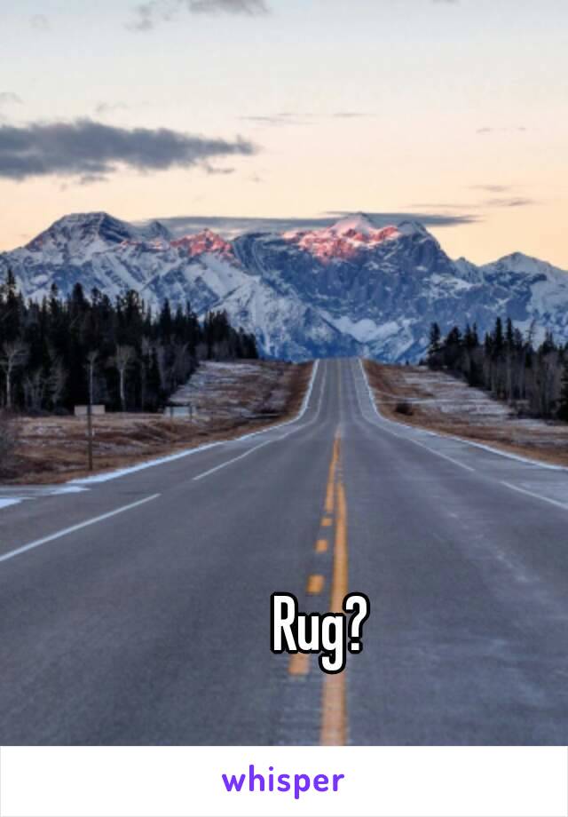 Rug?