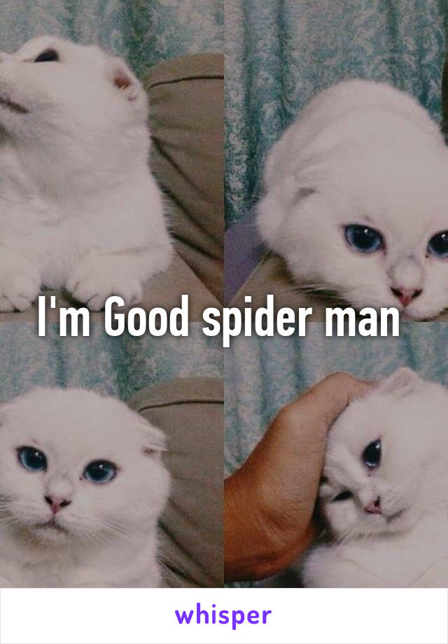 I'm Good spider man 